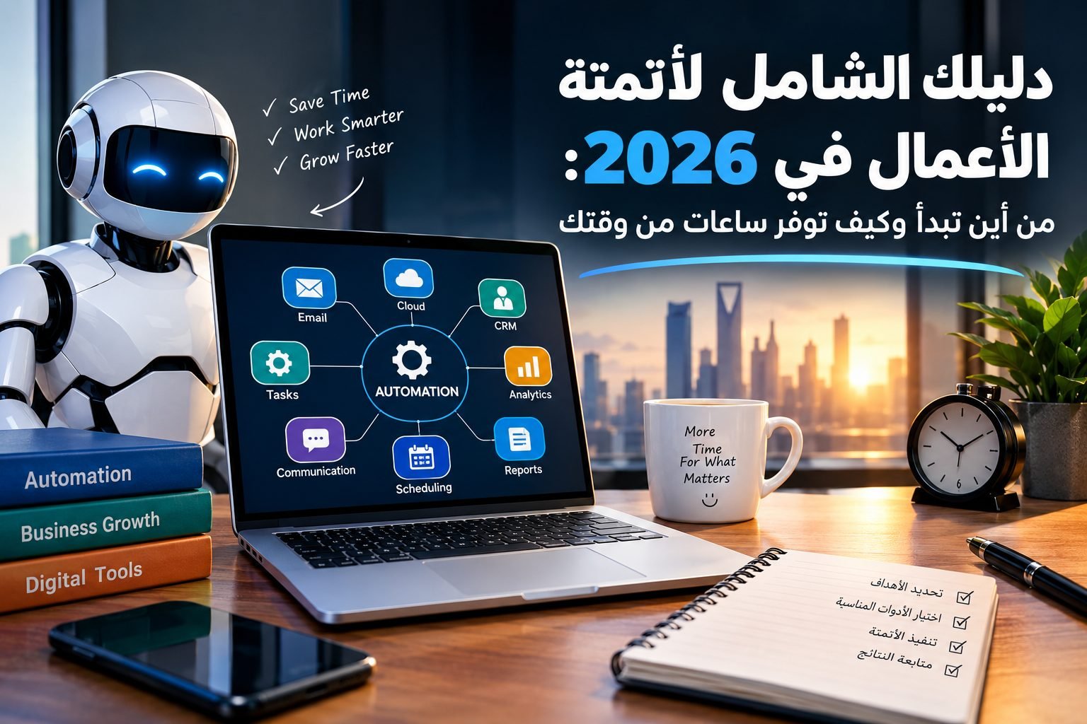 دليلك الشامل لأتمتة الأعمال في 2026